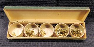 LOT 7 POCKET WATCH SWEEP HANDS TUBES WINDING STEM CROWN ASSORTMENT SLEEVE ASSORT